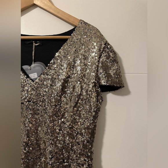 BNWT Gold Sequin Dress - Picture 4 of 8
